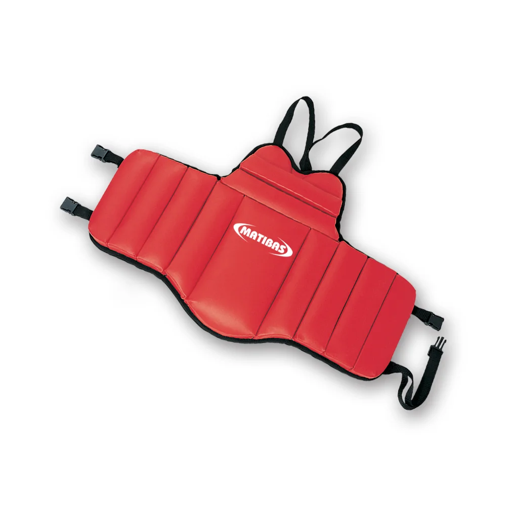 heavy duty art leather chest protector with heavy padding for full contact martial arts and kickboxing training