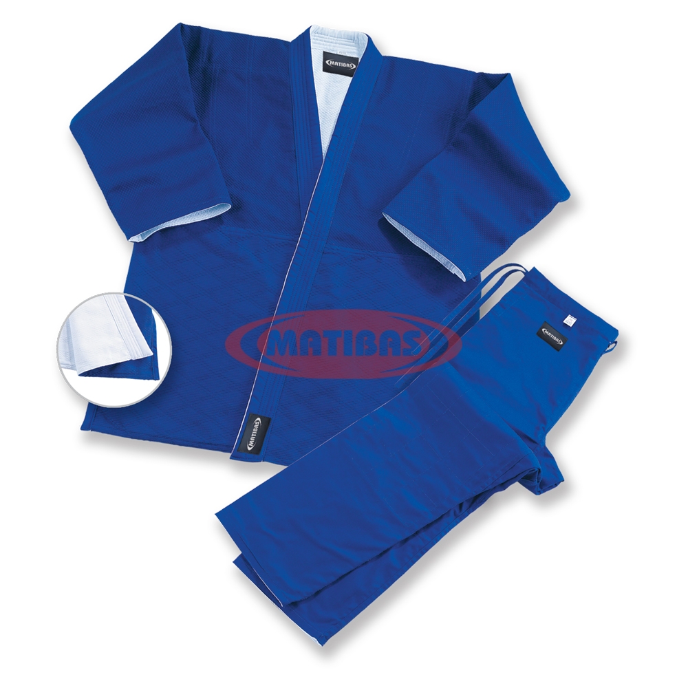 reversible 100% heavy cotton judo uniform for versatile and durable training use
