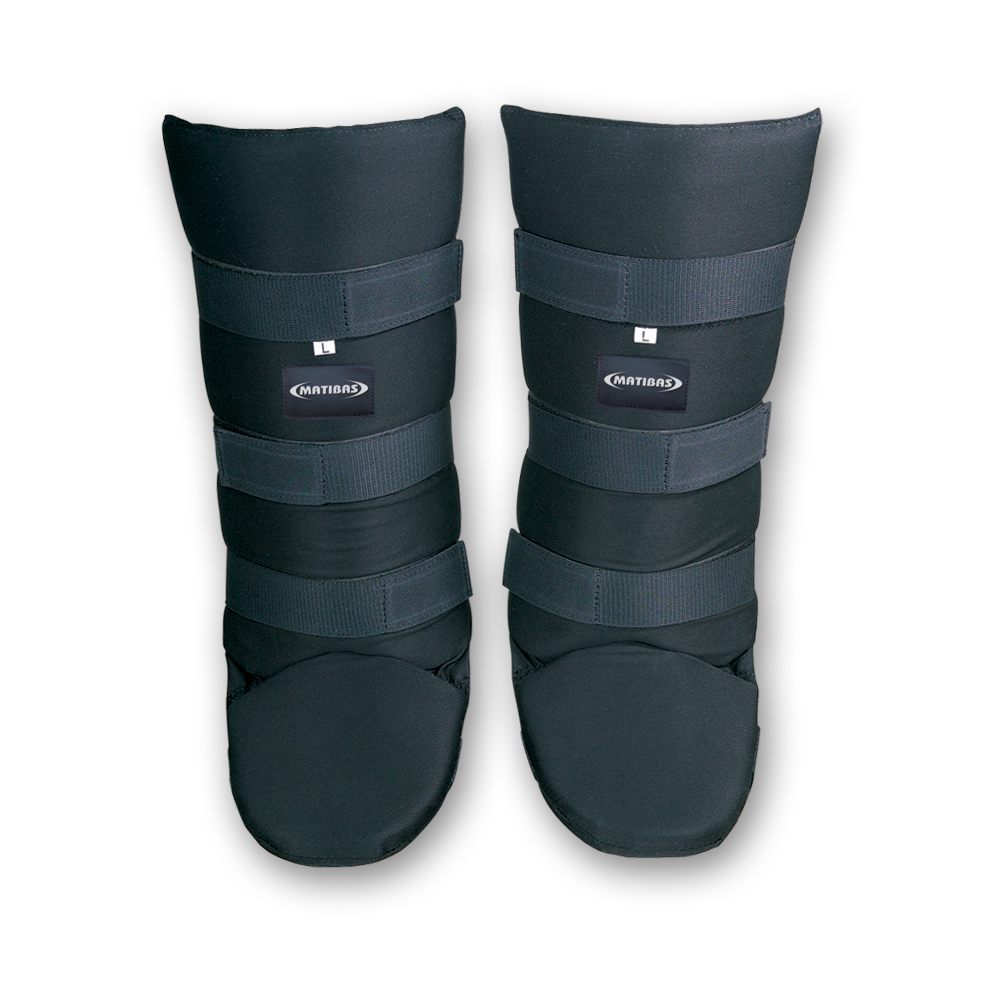 cotton shin guards with moving foot instep protector for martial arts training