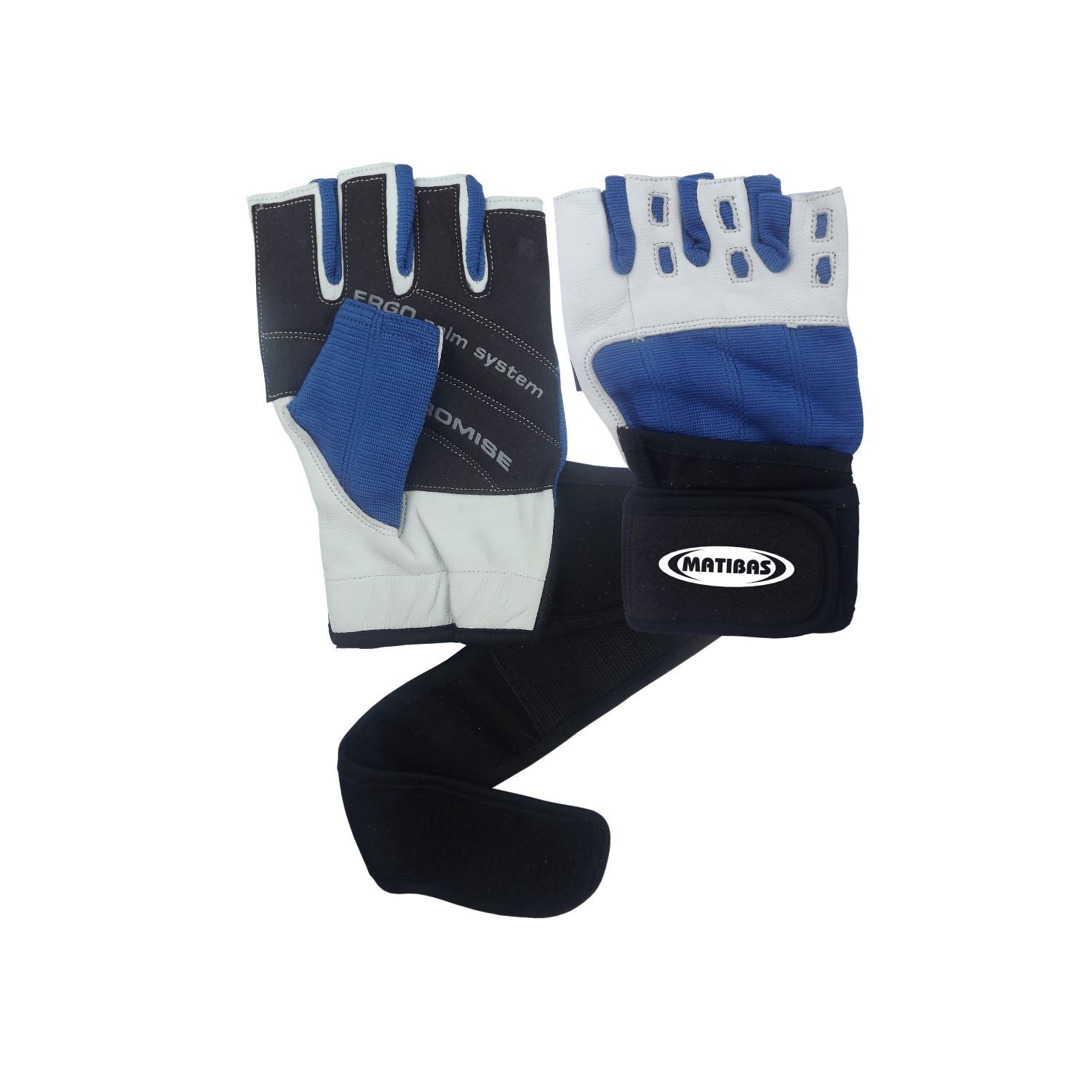 Padded iron grip weightlifting gloves with a reinforced, sturdy build.