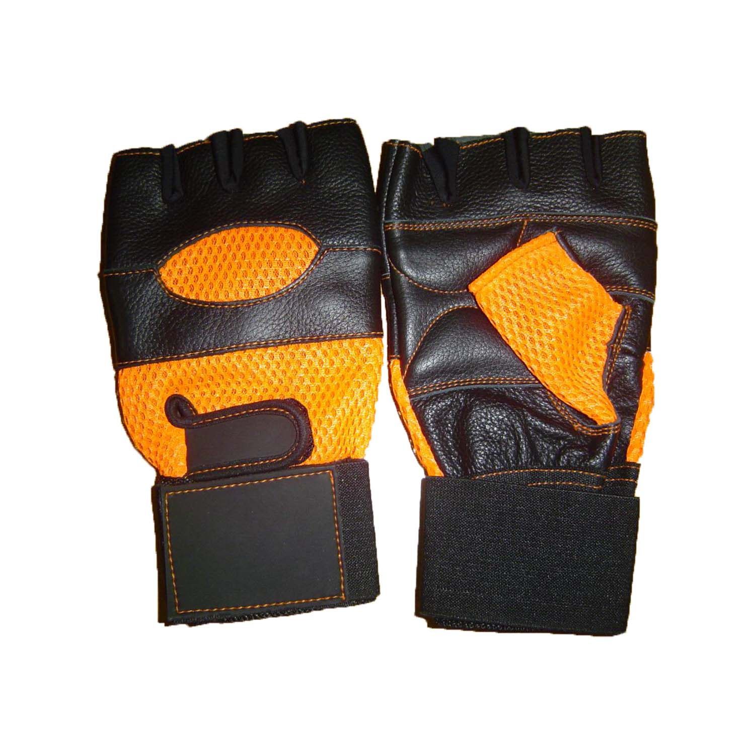 Padded shadow grip weightlifting gloves with a reinforced, sturdy build.