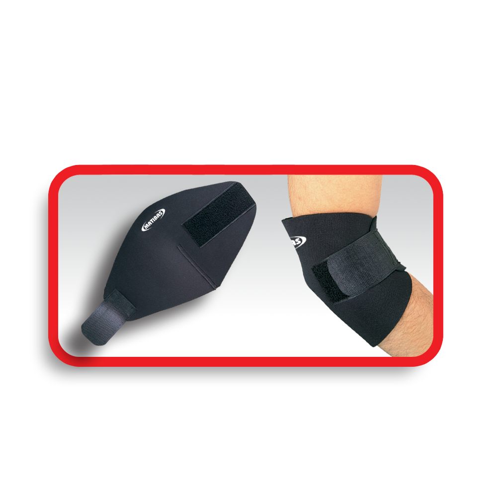 Elite neoprene elbow support brace with durable flexible construction for sports training, rehabilitation, and everyday elbow stability.