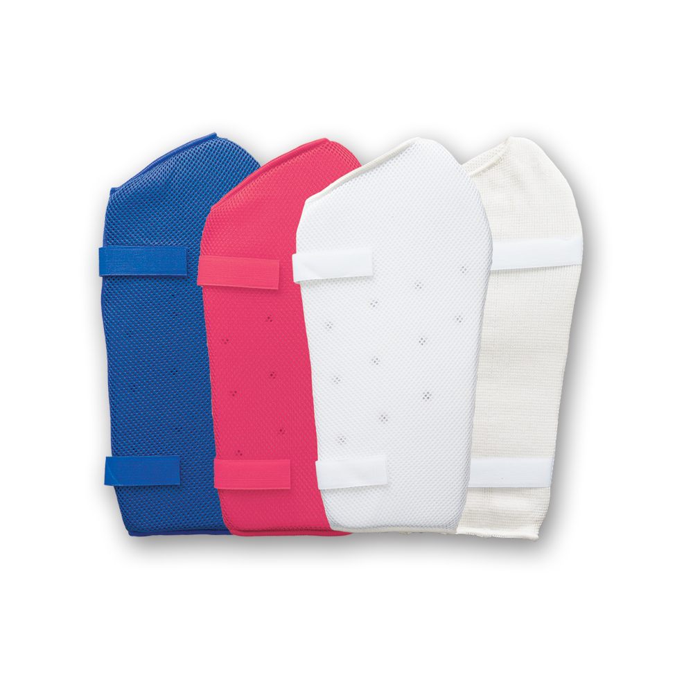 Core padded shin and instep support guard with elastic construction and integrated padding for martial arts, kickboxing, MMA, and combat sports training.