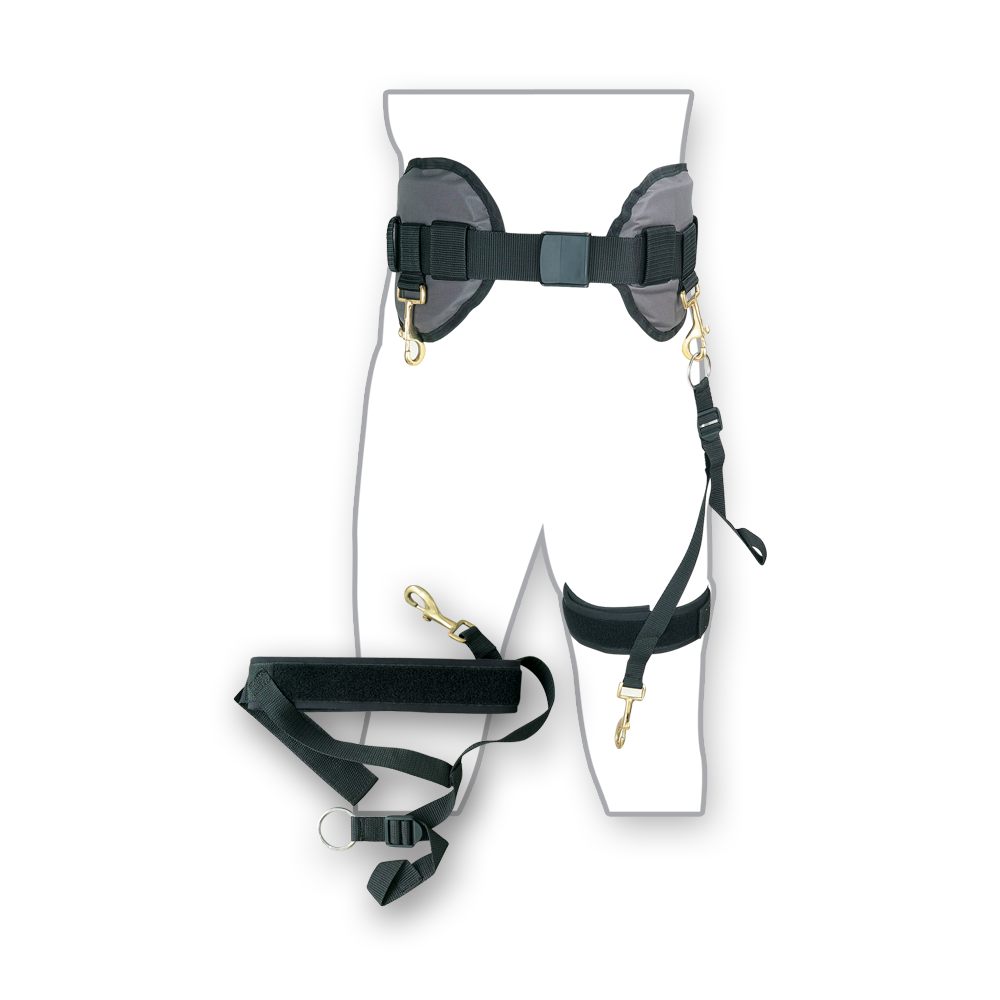 Cotton wrist wraps with neoprene padding designed for pressing support.